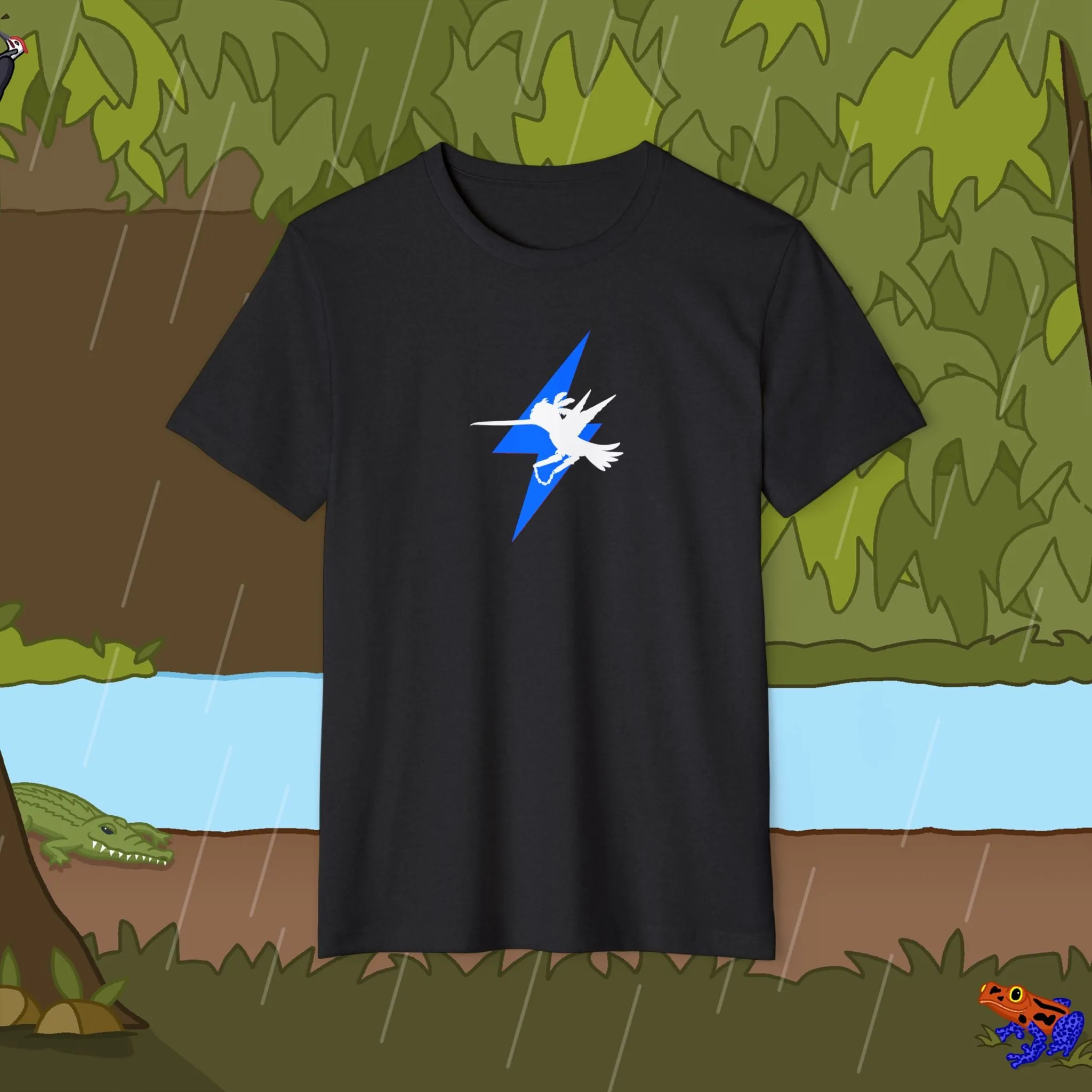 Lightning Bolt Nunchucks Recycled Organic T-Shirt