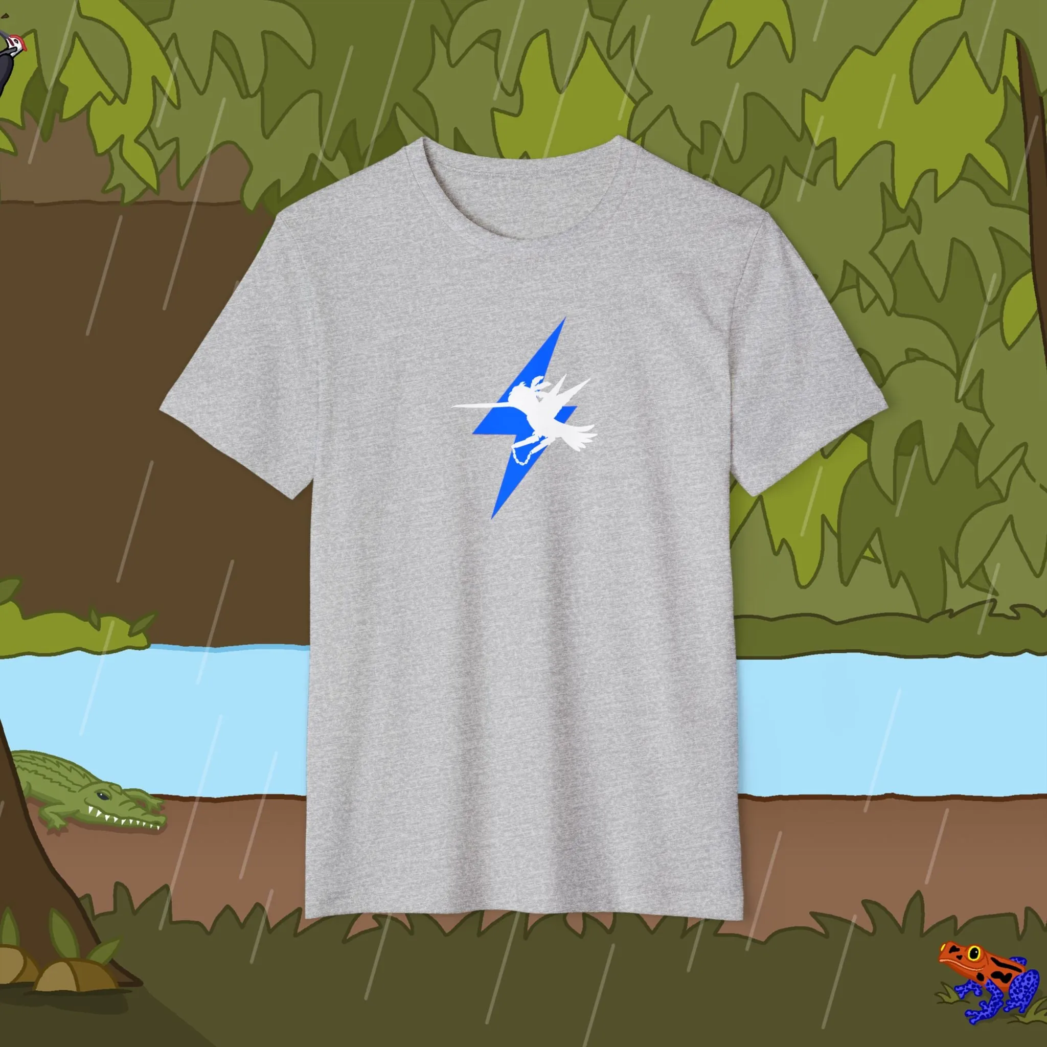 Lightning Bolt Nunchucks Recycled Organic T-Shirt