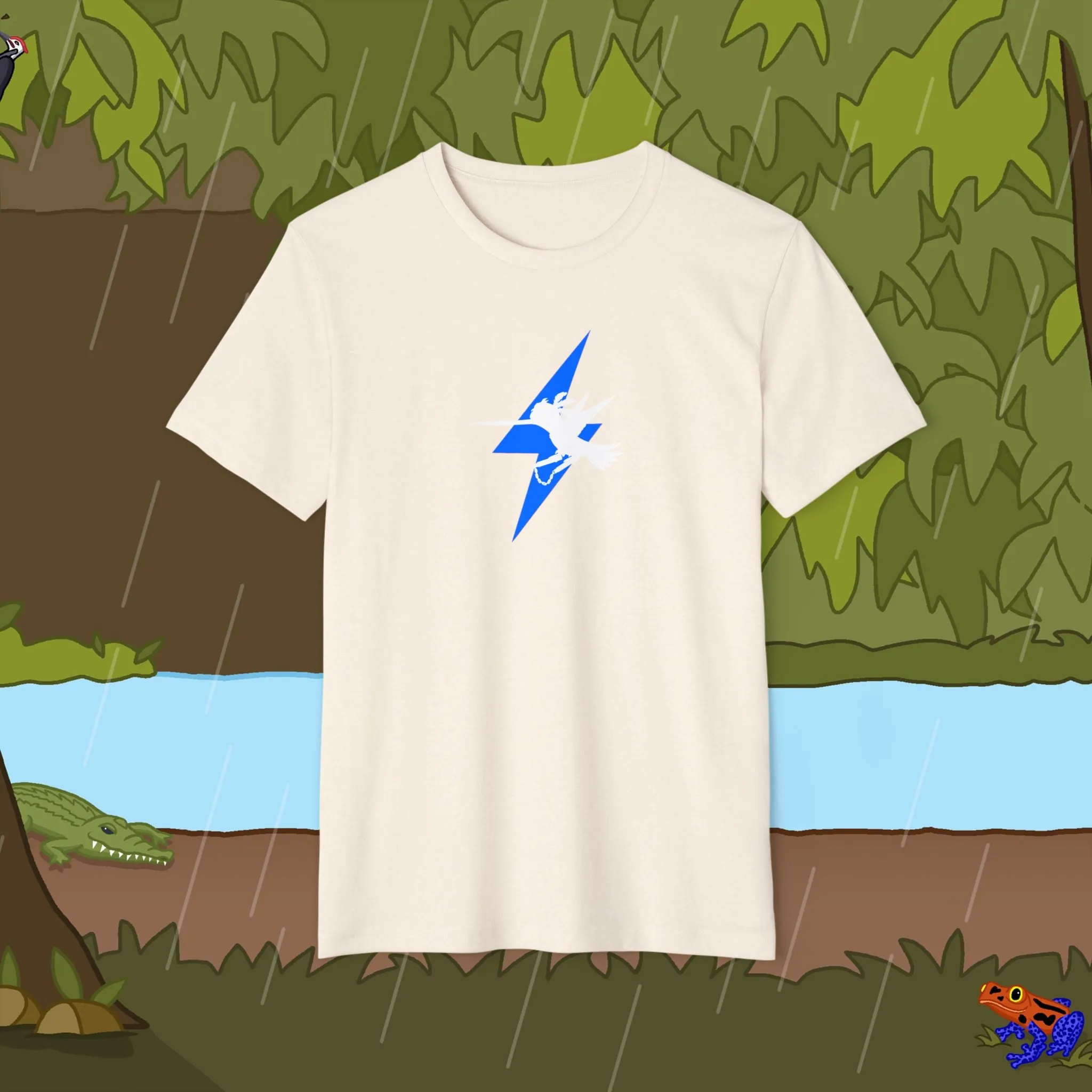 Lightning Bolt Nunchucks Recycled Organic T-Shirt