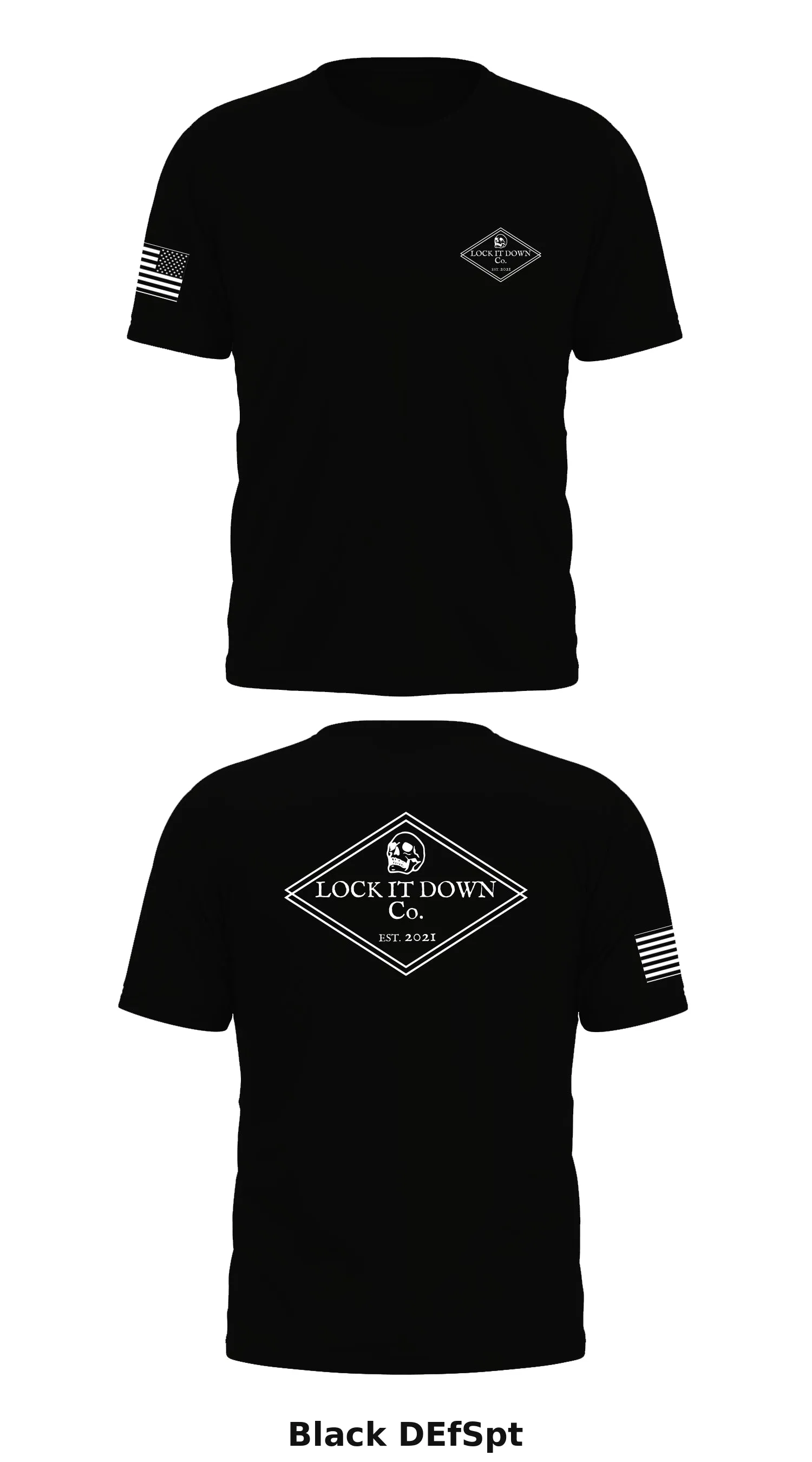 Lock it Down Co. Store 1 Core Men's SS Performance Tee - DEfSpt