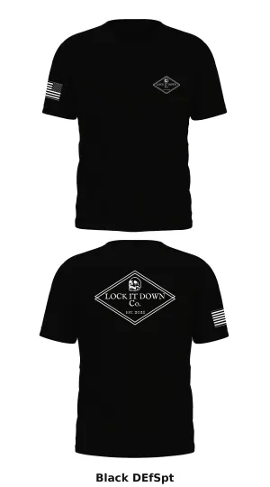 Lock it Down Co. Store 1 Core Men's SS Performance Tee - DEfSpt
