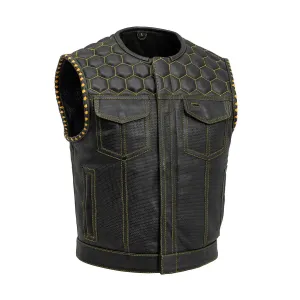 Lowside Hornet Perforated Men's Leather Vest