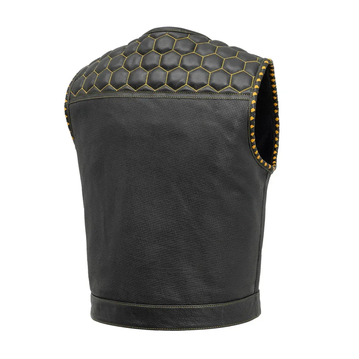 Lowside Hornet Perforated Men's Leather Vest