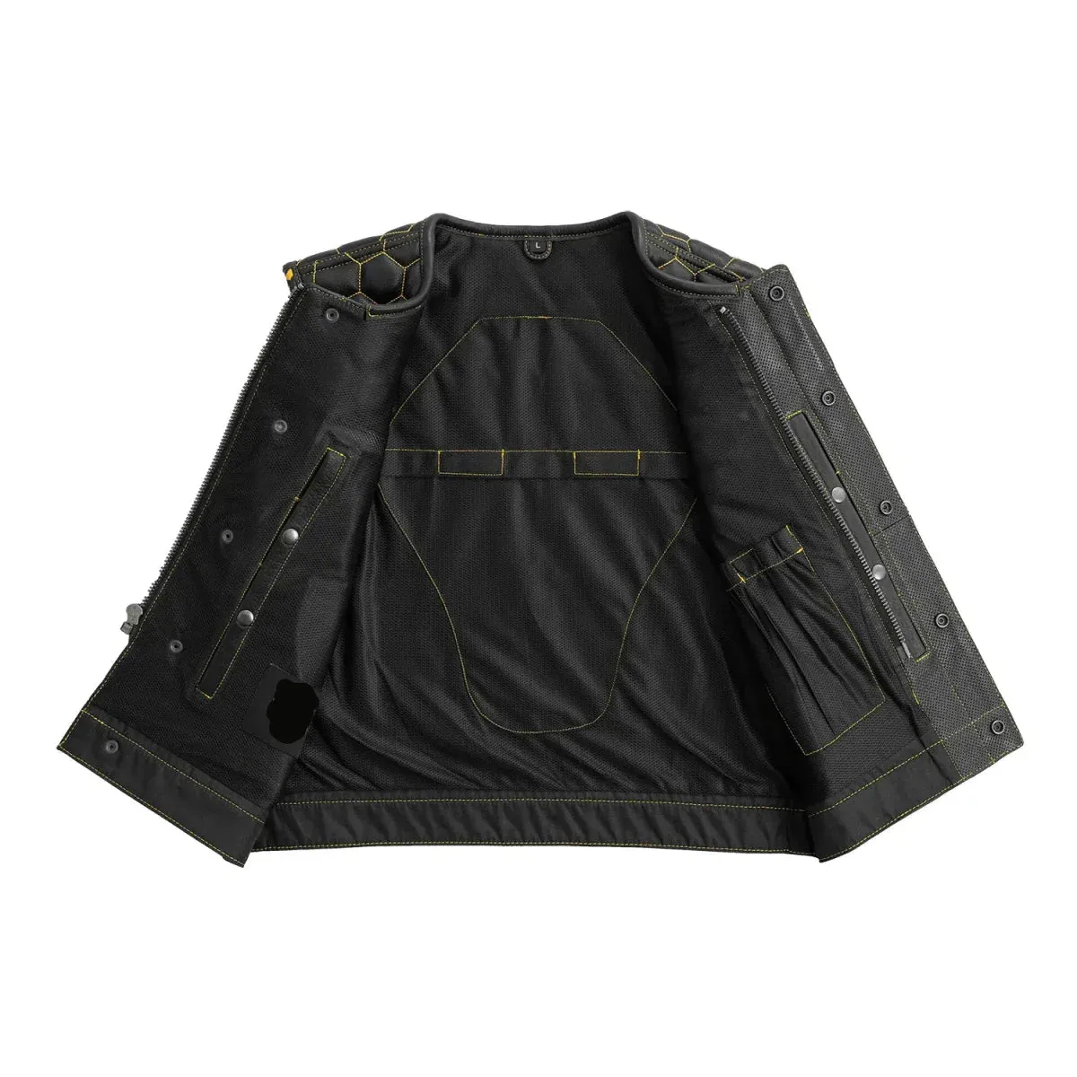 Lowside Hornet Perforated Men's Leather Vest