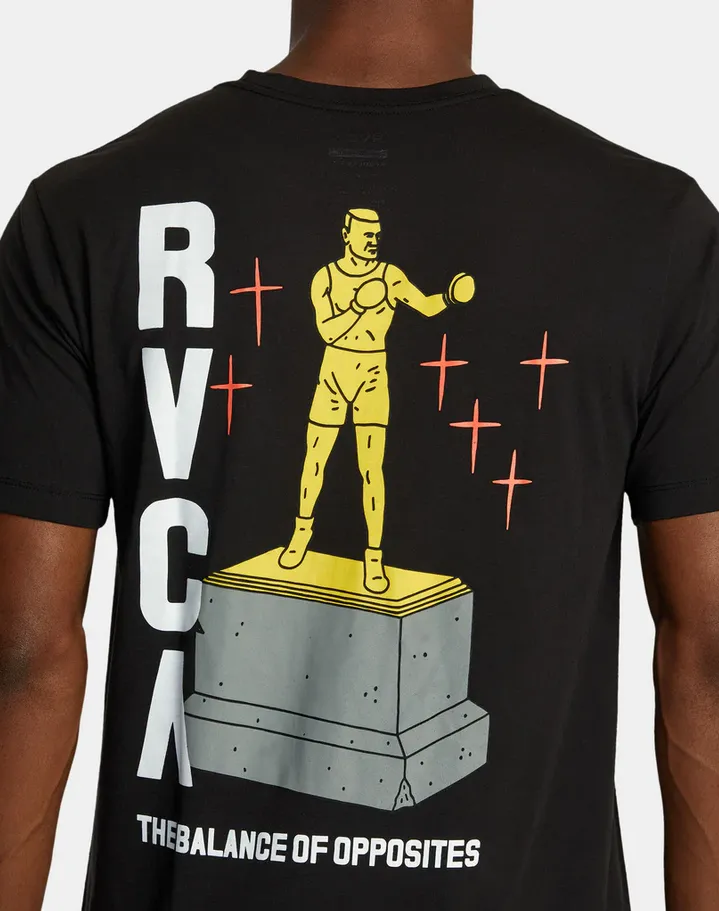 LUKE P BOXING TROPHY SPORT TECH T-SHIRT - BLACK