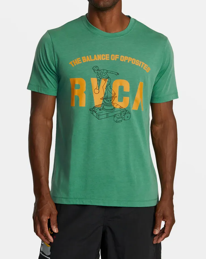 LUKE P SPORT TECH T-SHIRT - GREEN GRASS