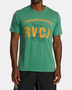 LUKE P SPORT TECH T-SHIRT - GREEN GRASS
