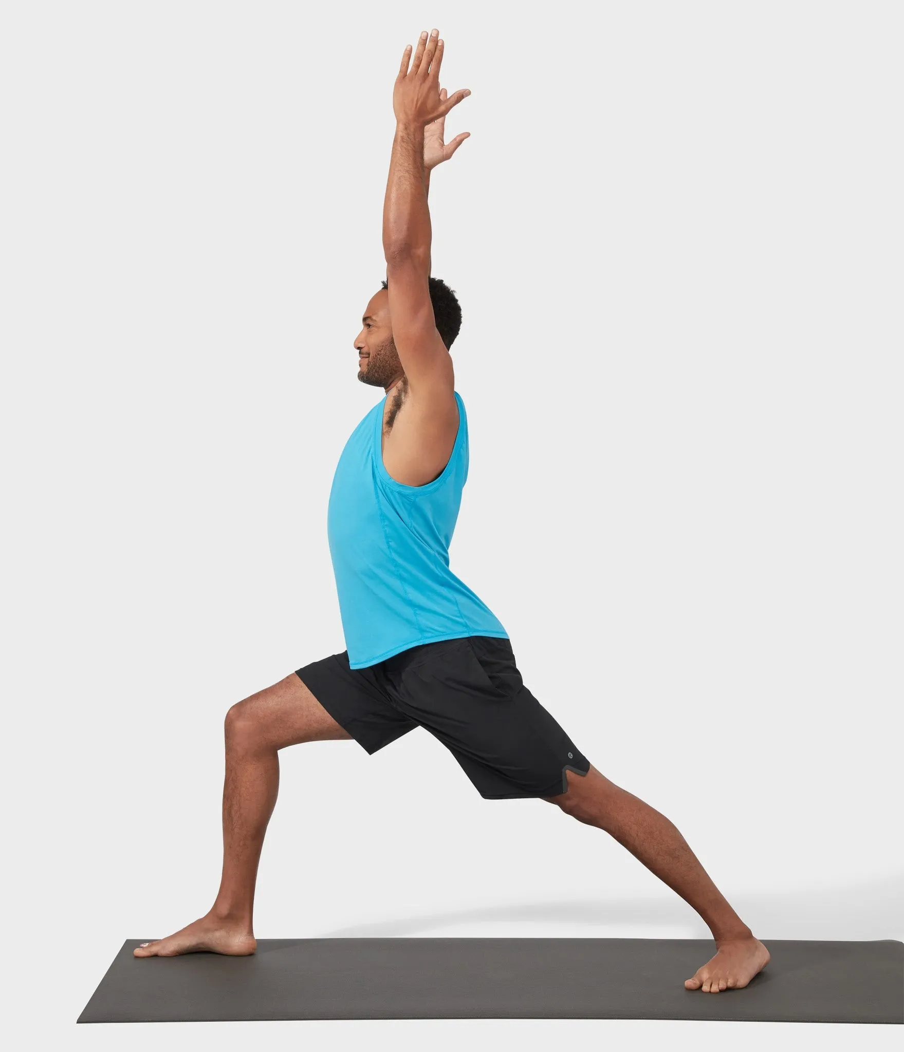 Manduka Apparel - Men's Pro Top - Tech Slim Fit Tank - Dresden Blue