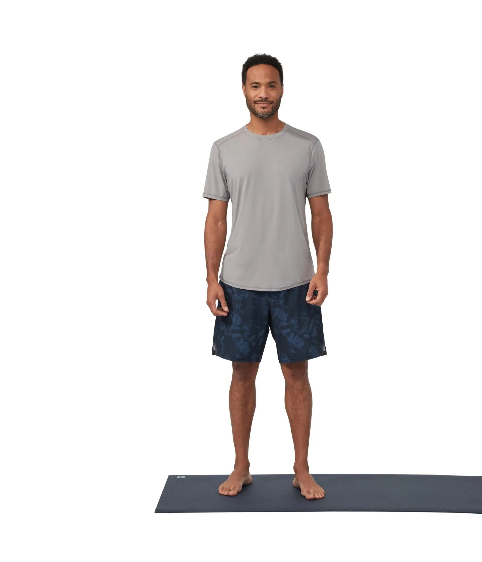 Manduka Apparel - Men's Tech Tee1 - Silver Filigree
