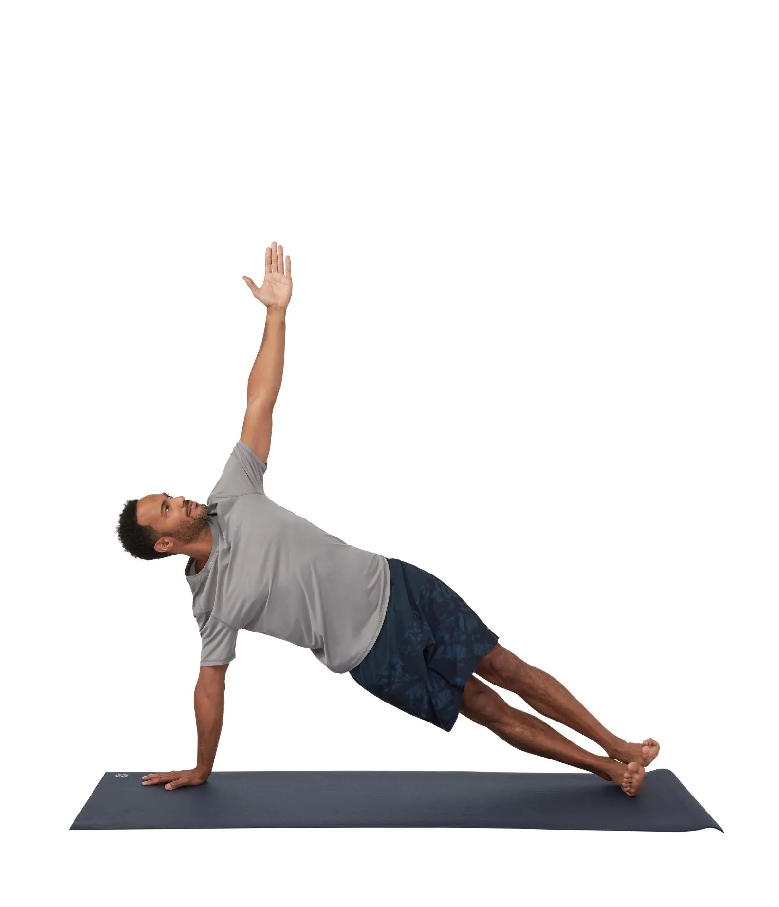 Manduka Apparel - Men's Tech Tee1 - Silver Filigree