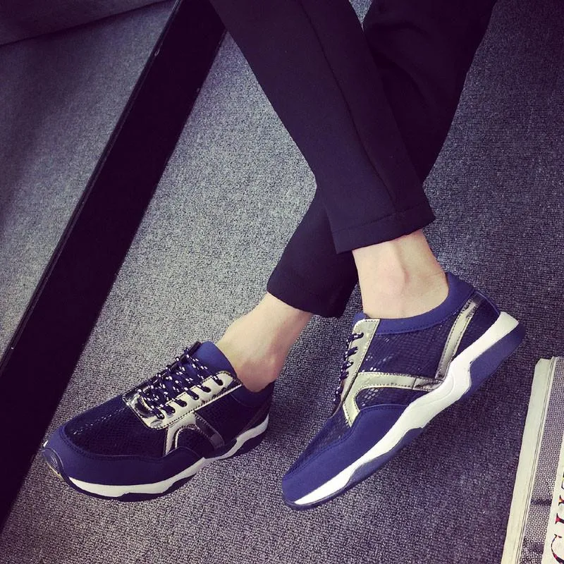 Men's Fashion Design Lace Breathable Lace Up's