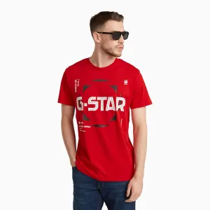 Men's G Star Graphic Crew Neck T Shirt