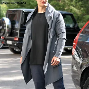 Men's Hooded Trench Coat