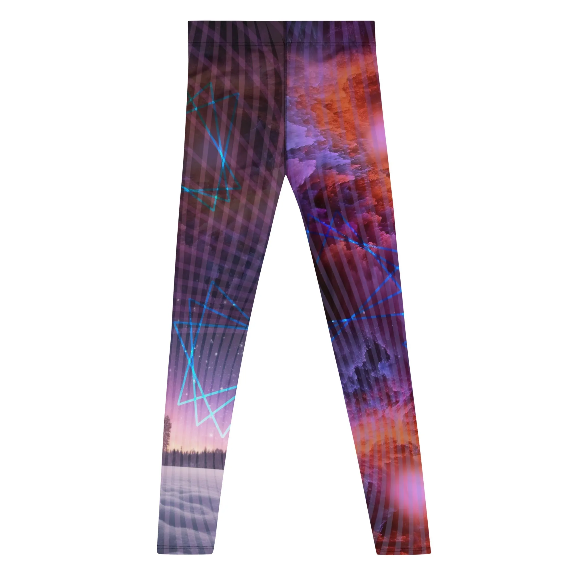 Mens Leggings, Galactic Nebula