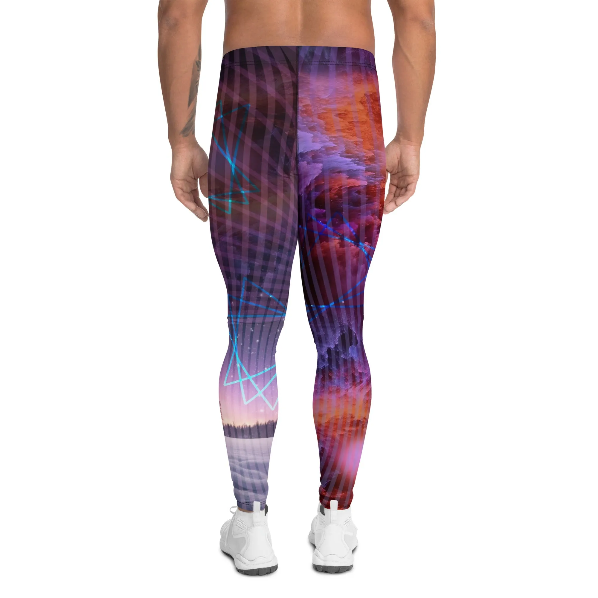 Mens Leggings, Galactic Nebula