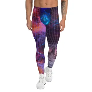 Mens Leggings, Galactic Nebula