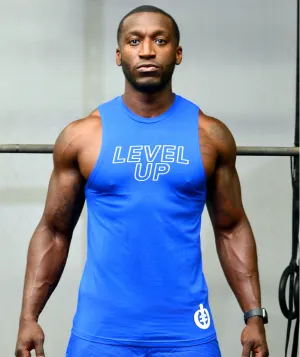 Men's Level Up Tank Top | Blue