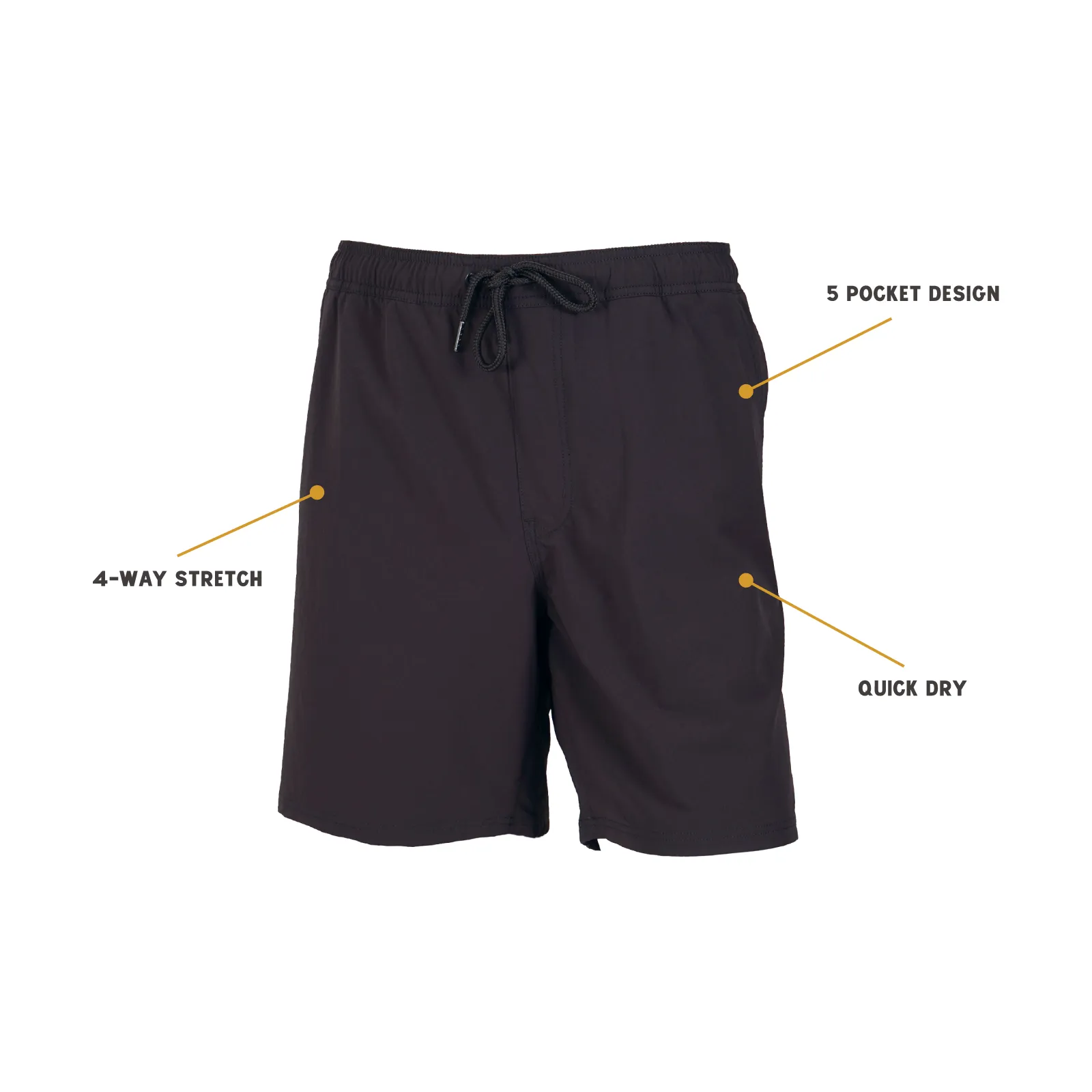 Men's Nylon Deck Short