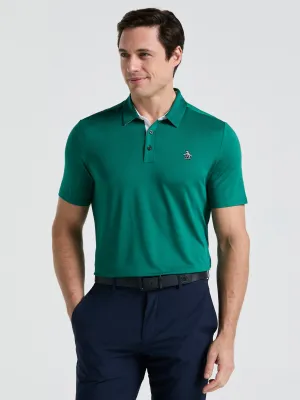 Men's Original Block Design Short Sleeve Golf Polo Shirt