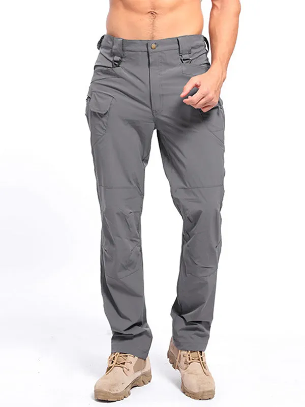 Men's Outdoor Waterproof Sports Pants Stretch Quick Dry Cargo Pants
