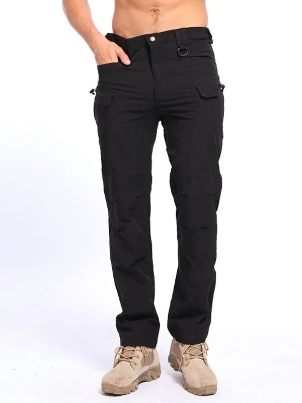Men's Outdoor Waterproof Sports Pants Stretch Quick Dry Cargo Pants