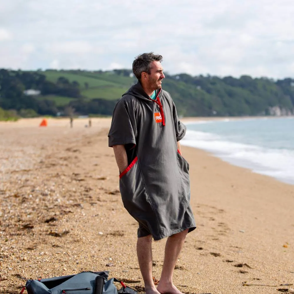 Men's Quick Dry Microfibre Changing Robe - Grey