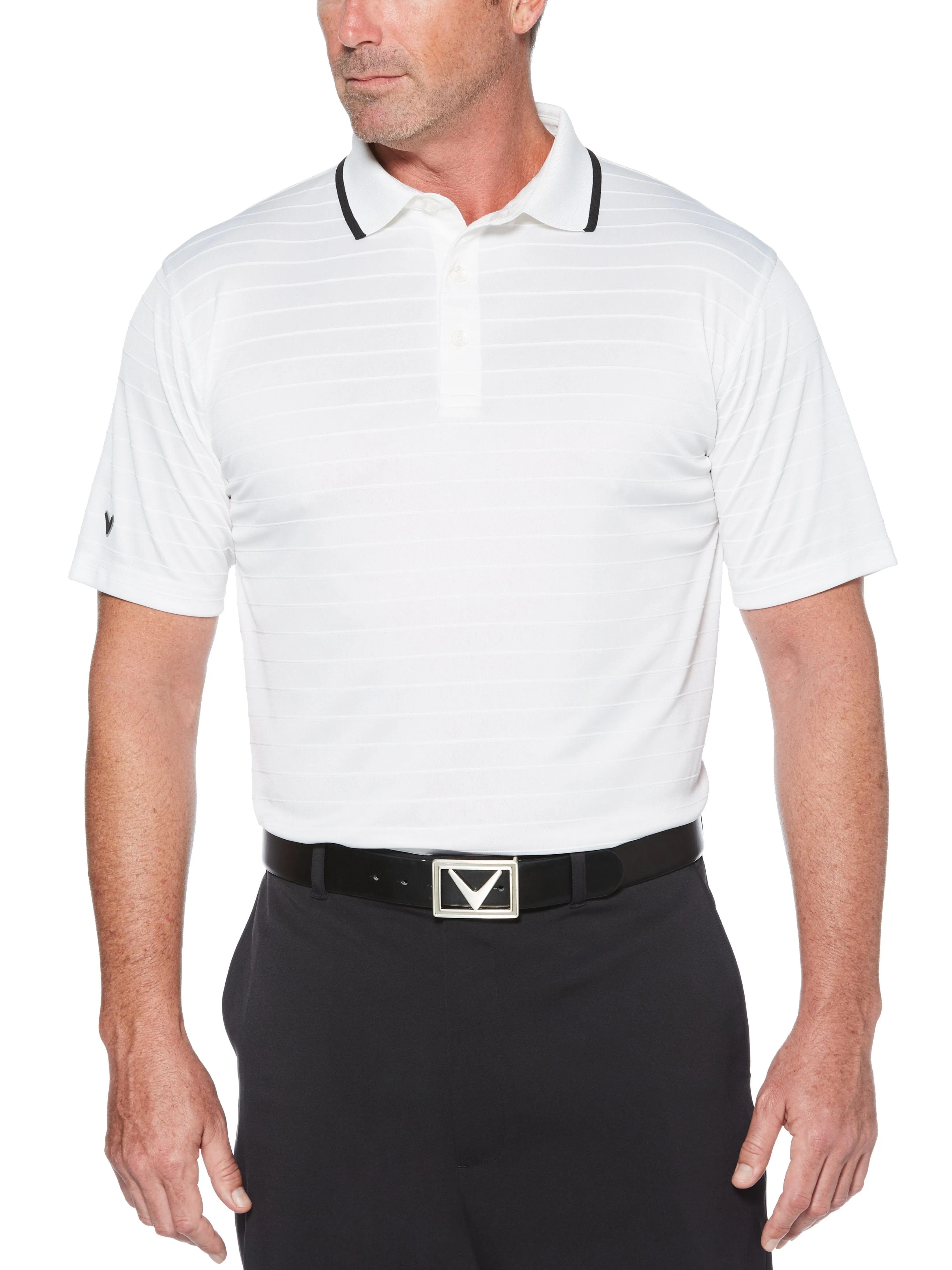 Mens Raised Ottoman Polo