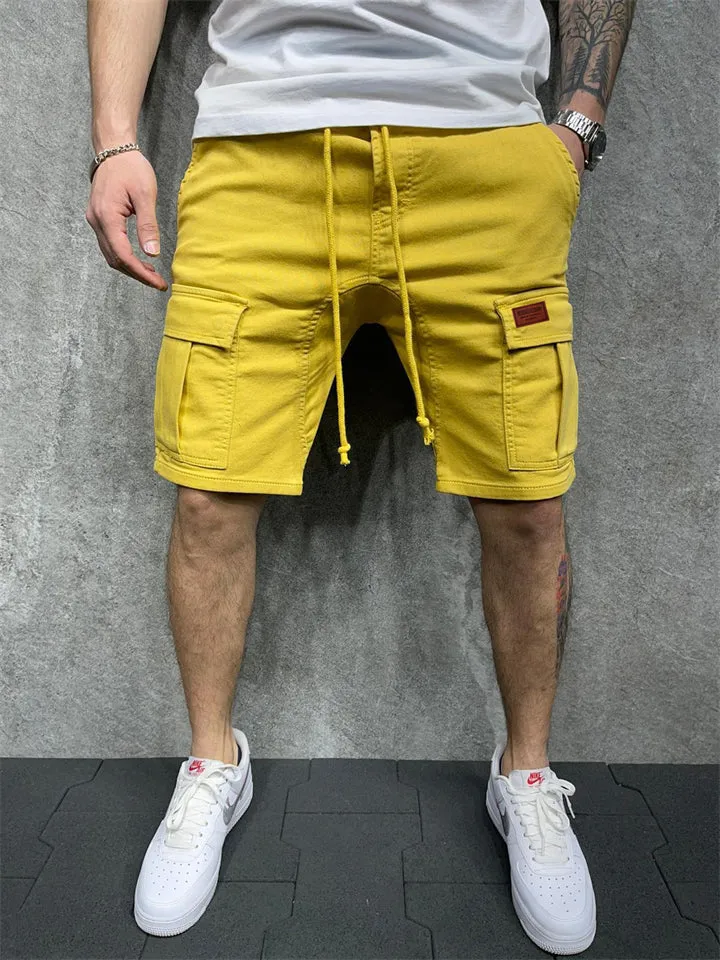 Men’s Summer Quick Dry Multi Pockets Loose Sports Shorts