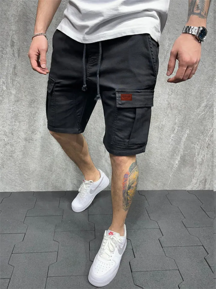 Men’s Summer Quick Dry Multi Pockets Loose Sports Shorts