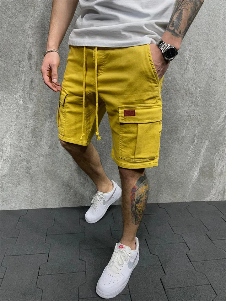 Men’s Summer Quick Dry Multi Pockets Loose Sports Shorts