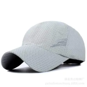 Mens Summer Strapback Dad Hats Sport Quick Dry Baseball Caps