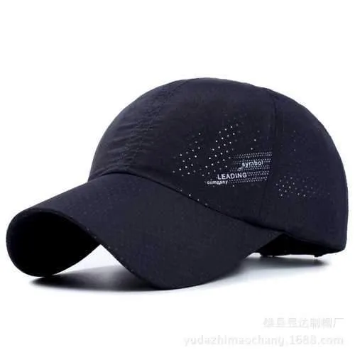 Mens Summer Strapback Dad Hats Sport Quick Dry Baseball Caps