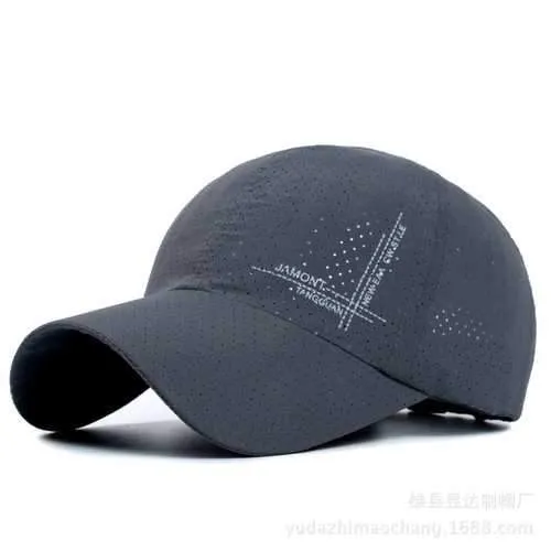 Mens Summer Strapback Dad Hats Sport Quick Dry Baseball Caps