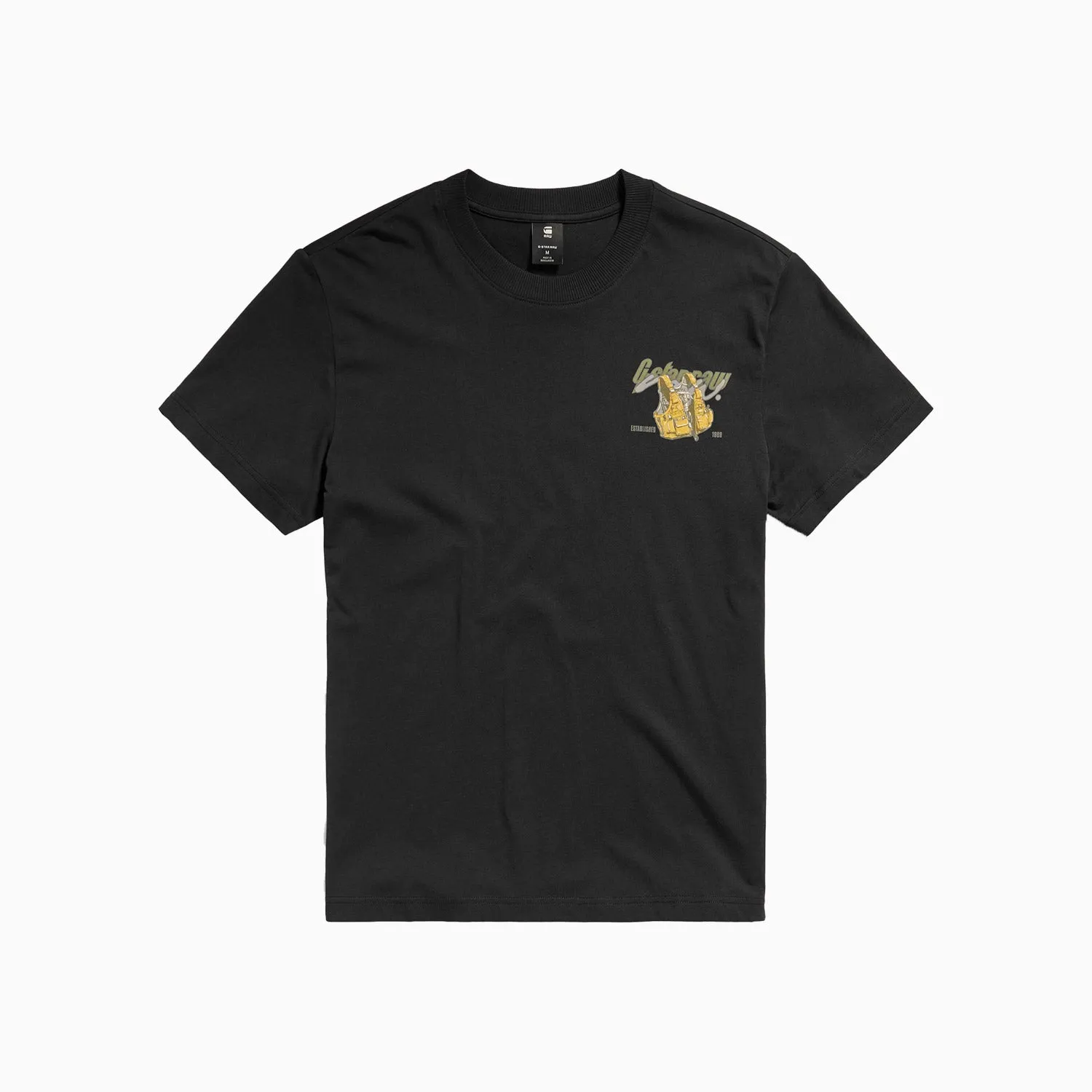 Men's Vest Back Graphic T-Shirt