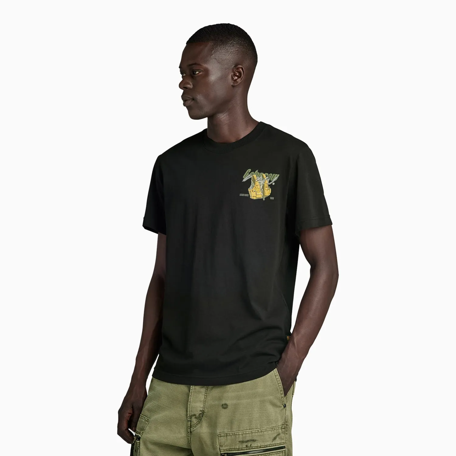 Men's Vest Back Graphic T-Shirt