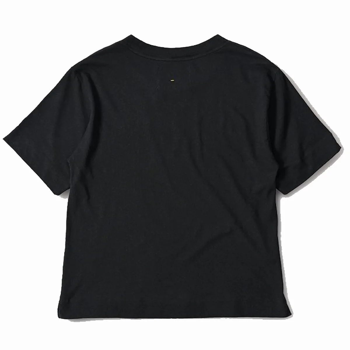 MHL W' Simple T-Shirt Cotton Linen Jersey Black