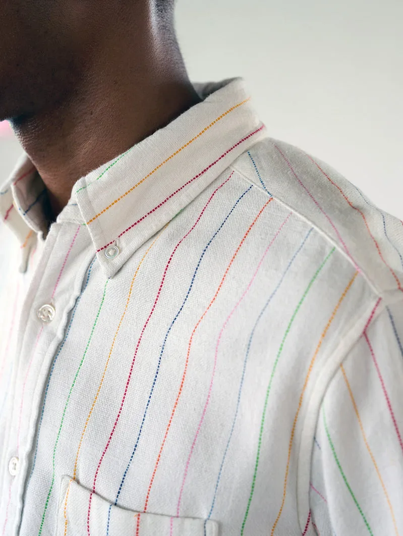 N°5 Classic Button Down Collar Long Sleeve Shirt White
