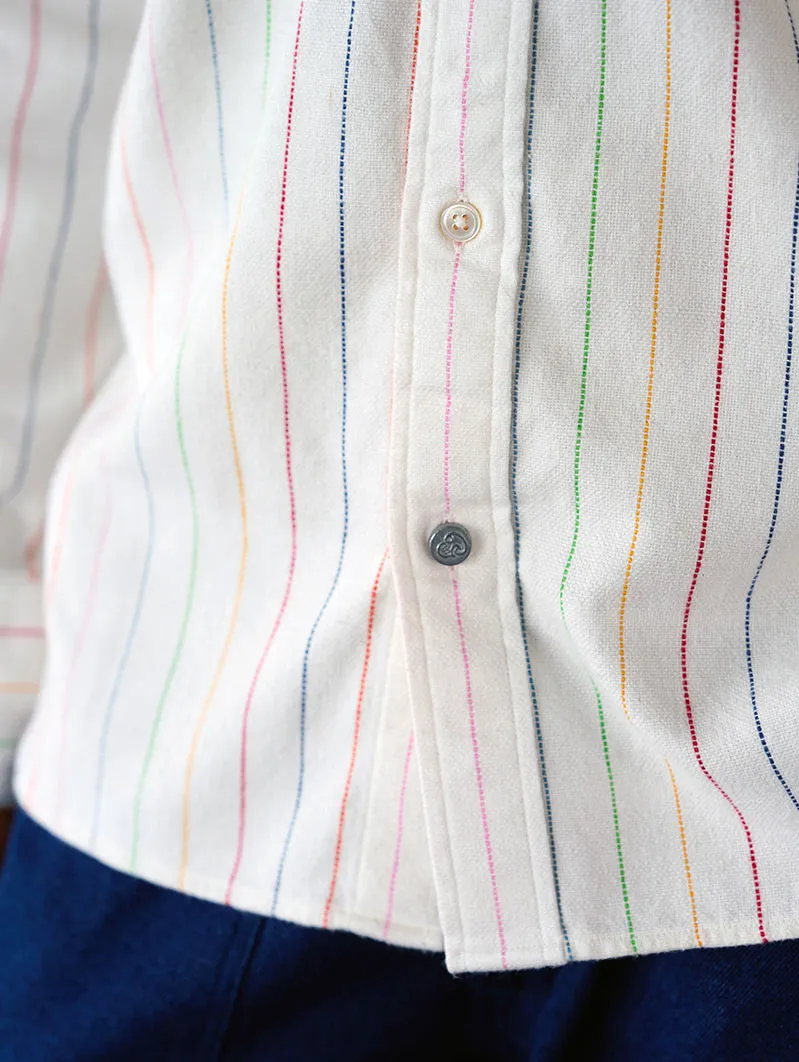 N°5 Classic Button Down Collar Long Sleeve Shirt White