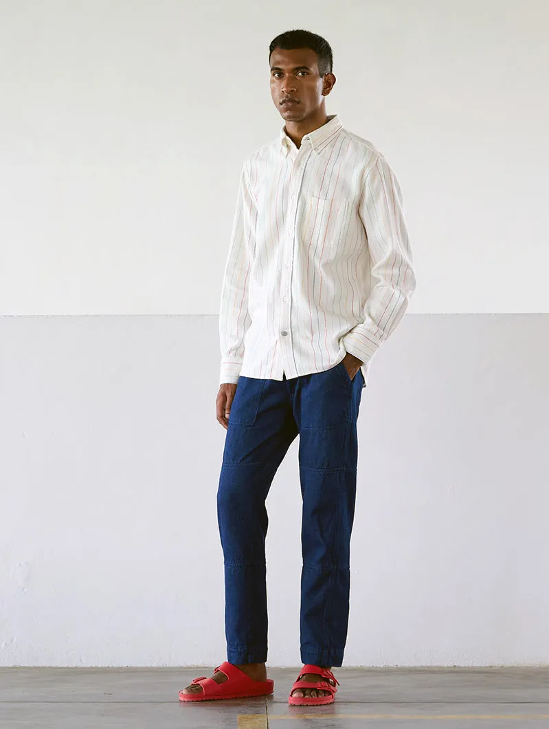 N°5 Classic Button Down Collar Long Sleeve Shirt White