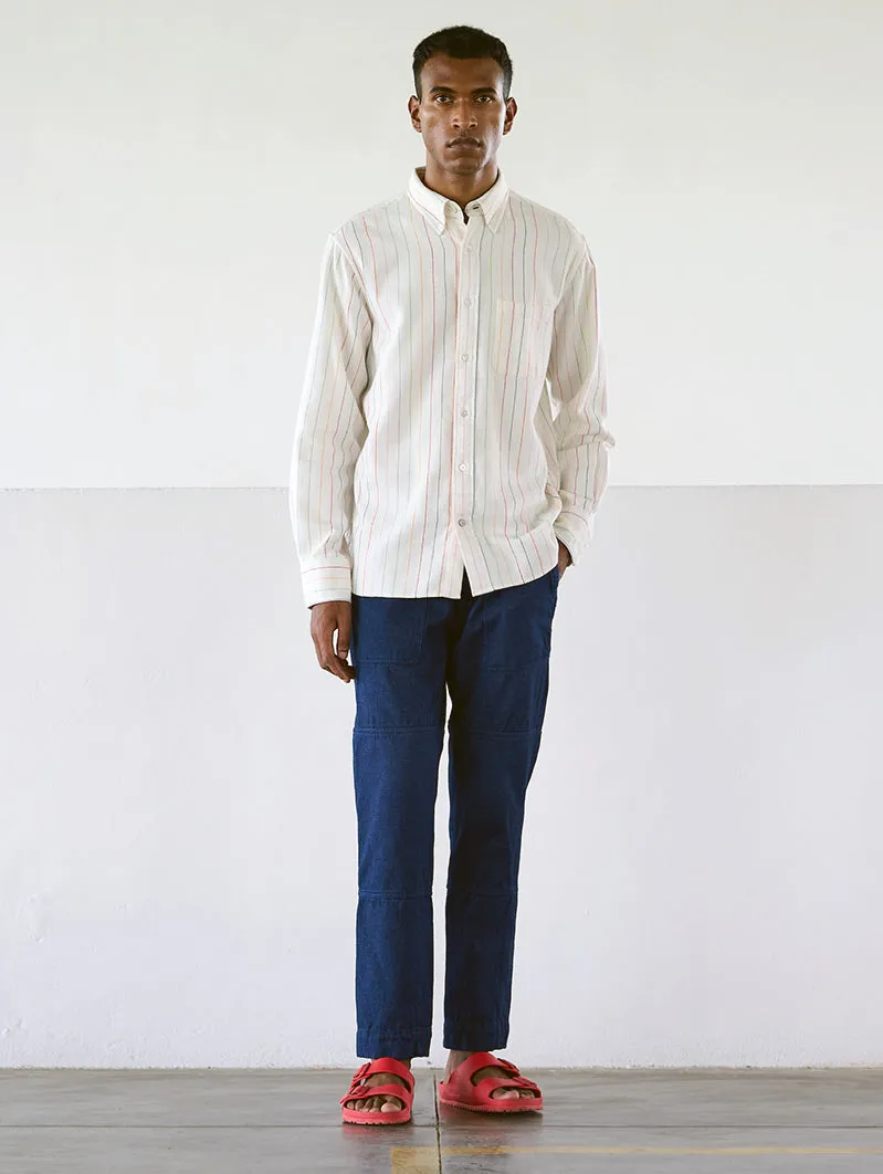 N°5 Classic Button Down Collar Long Sleeve Shirt White
