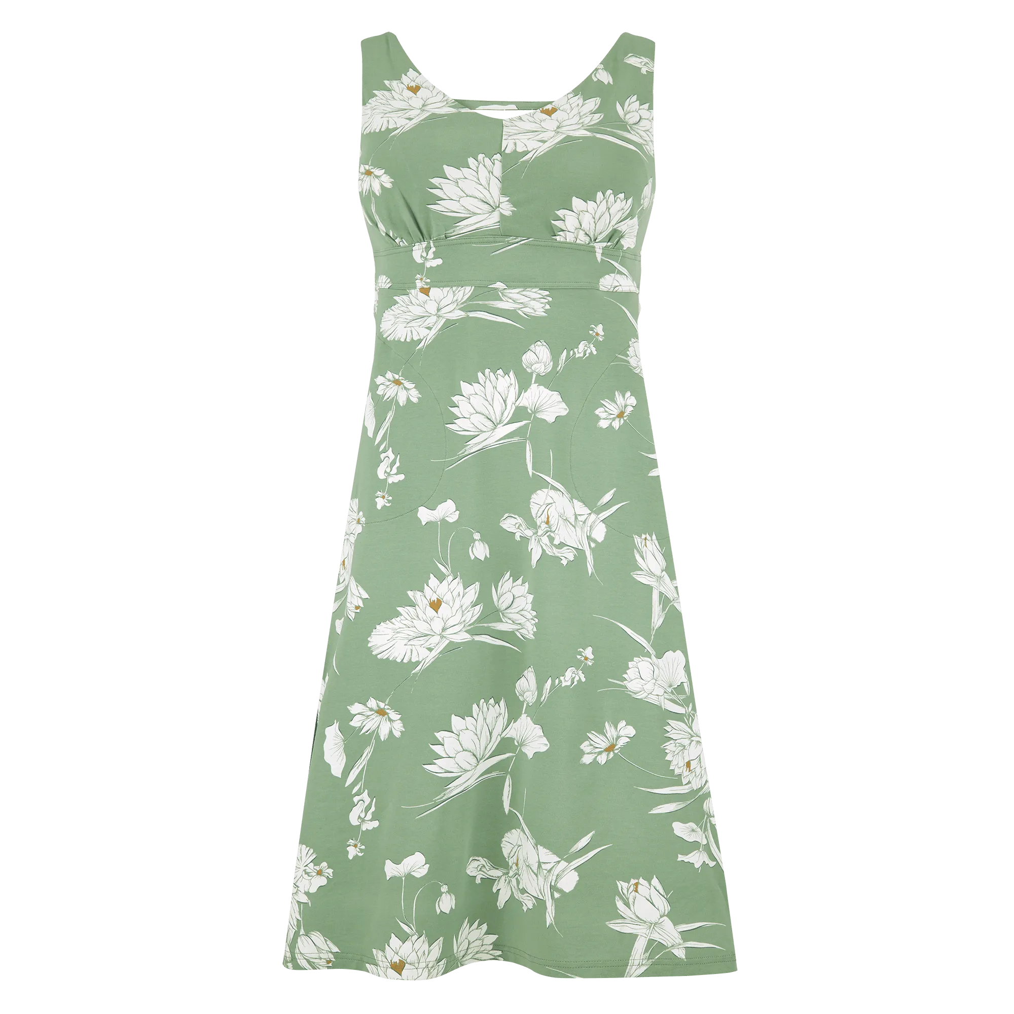 Neha Midi Dress - Thyme Lotus