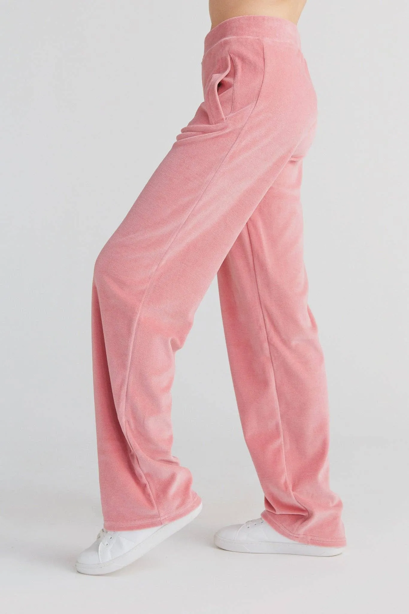 Organic Soft Fleece Straight Cut Sweatpants: Womens