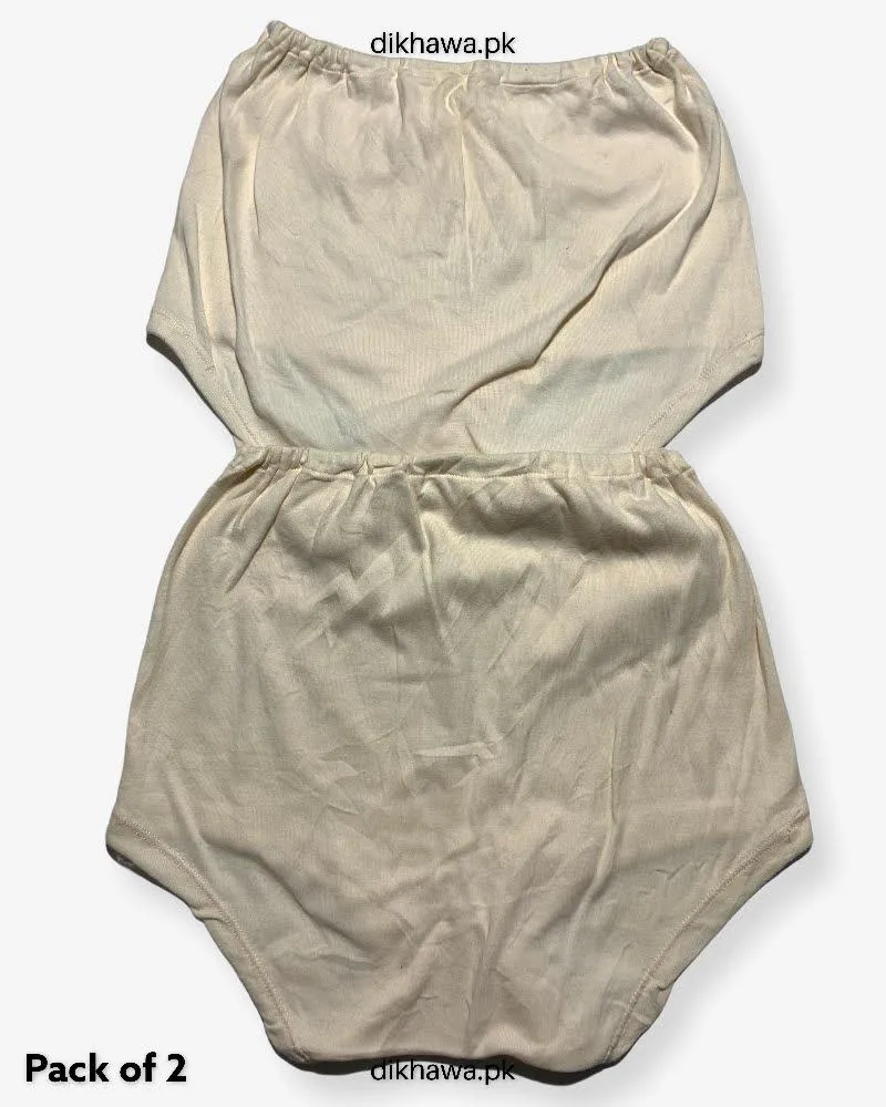 Pack of 2 Imported Stocklot Branded Cotton Panty Stretchable Cotton Lace Panty 2021