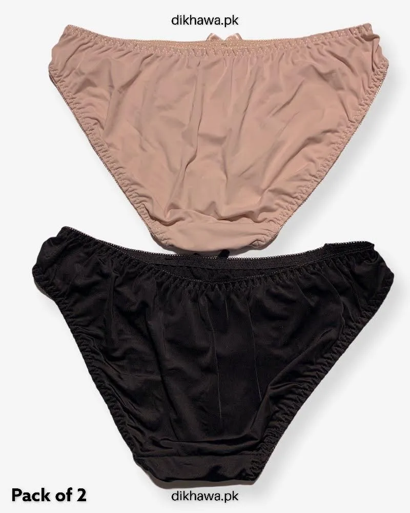 Pack of 2 Imported Stocklot Branded Net Panty Stretchable Net Lace Panty 2021