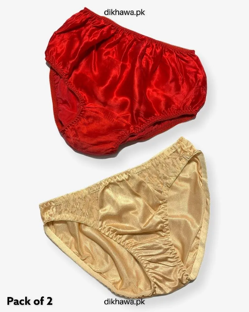 Pack of 2 Imported Stocklot Branded Net Panty Stretchable Net Lace Panty 2021