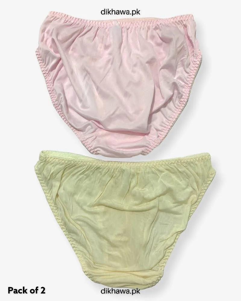 Pack of 2 Imported Stocklot Branded Net Panty Stretchable Net Lace Panty 2021