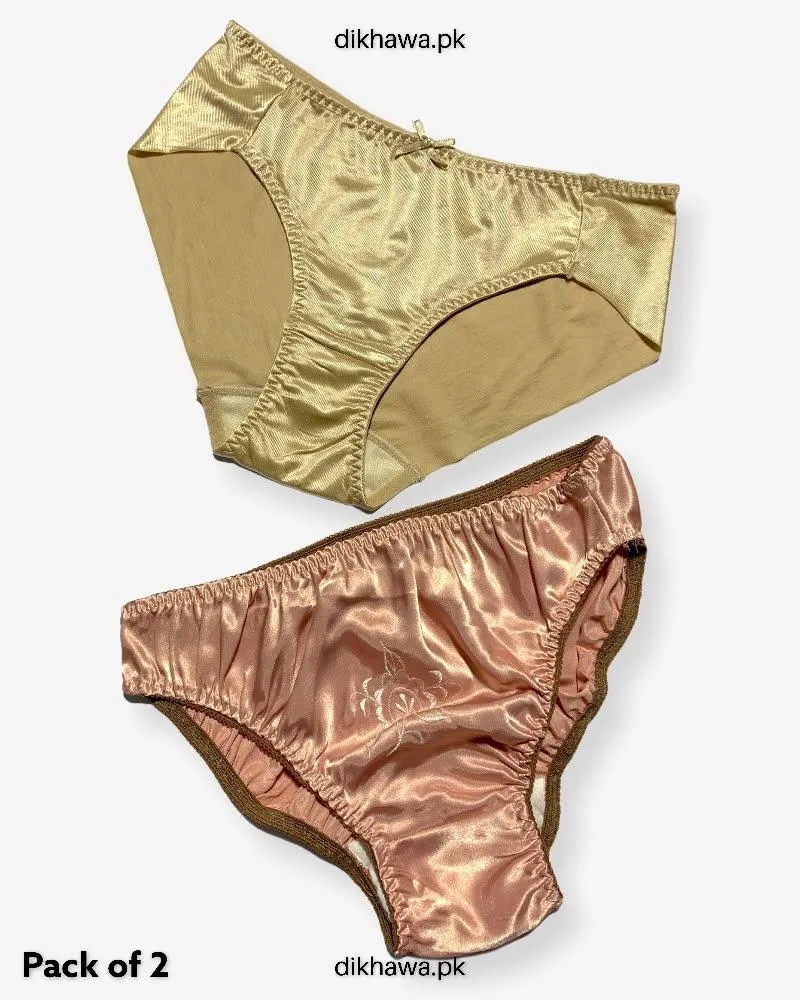 Pack of 2 Imported Stocklot Branded Net Panty Stretchable Net Lace Panty 2021
