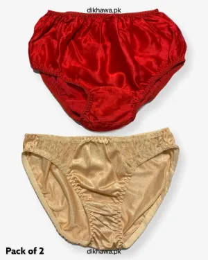 Pack of 2 Imported Stocklot Branded Net Panty Stretchable Net Lace Panty 2021