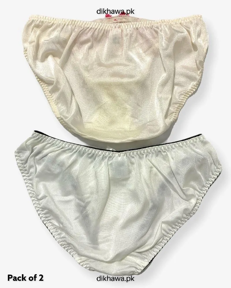 Pack of 2 Imported Stocklot Branded Net Panty Stretchable Net Lace Panty 2021