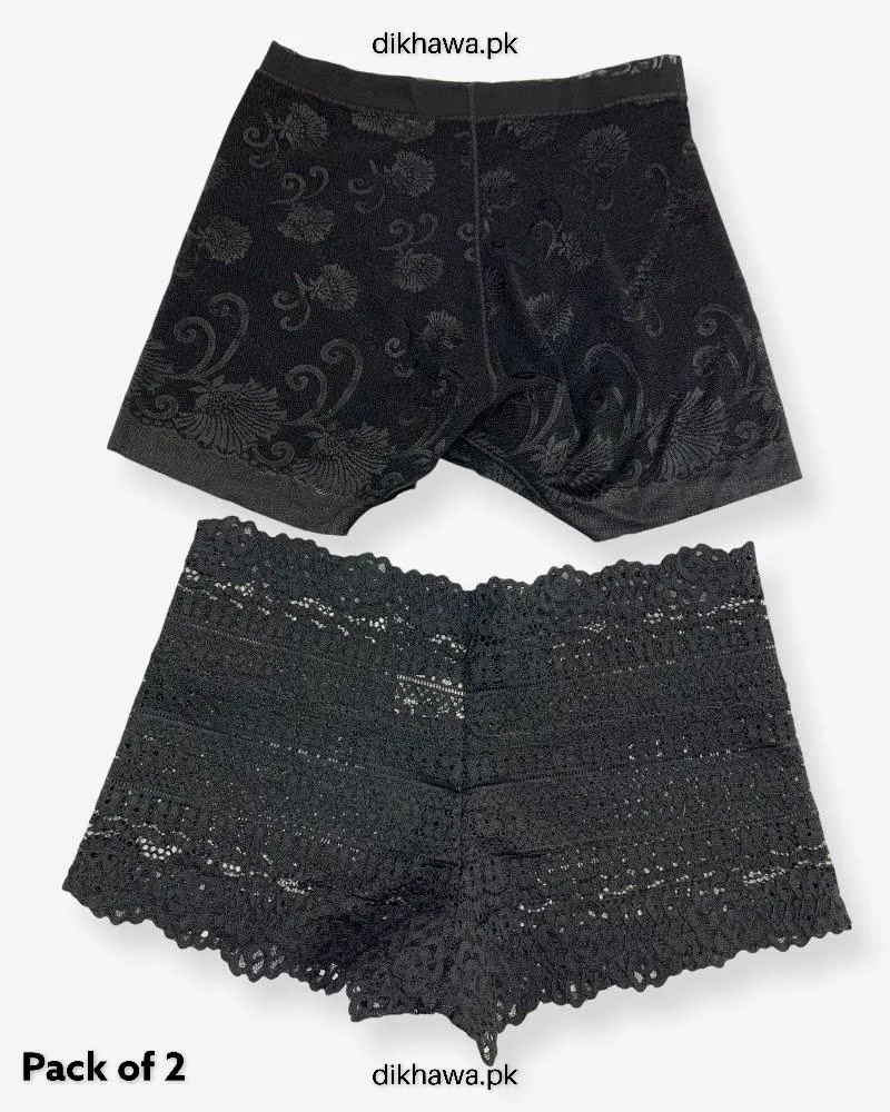 Pack of 2 Imported Stocklot Branded Net Panty Stretchable Net Stretchable Panty 2021